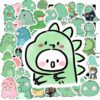 Bộ 50 Sticker Khủng Long Xanh – Đáng Yêu Từ Thời Tiền Sử Sticker Khung Long Xanh 5