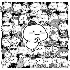 Sticker Meme Quy Trang Den 2