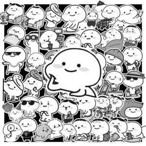 Sticker Meme Quy Trang Den 4