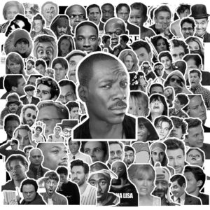 Sticker Meme Trang Den 4