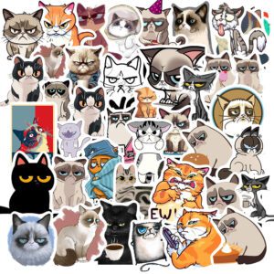 Bộ 50 Sticker Mèo Tức Giận – Biểu Cảm Cà Khịa Siêu Hài Dành Cho Tín Đồ Yêu Mèo Sticker Meo Tuc Gian 1