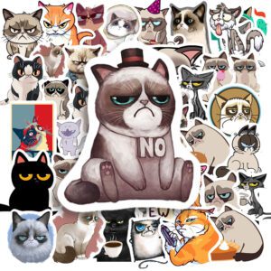 Bộ 50 Sticker Mèo Tức Giận – Biểu Cảm Cà Khịa Siêu Hài Dành Cho Tín Đồ Yêu Mèo Sticker Meo Tuc Gian 4