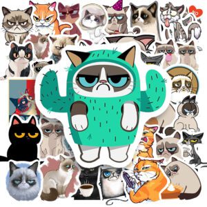 Bộ 50 Sticker Mèo Tức Giận – Biểu Cảm Cà Khịa Siêu Hài Dành Cho Tín Đồ Yêu Mèo Sticker Meo Tuc Gian 5