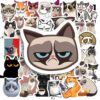 Bộ 50 Sticker Mèo Tức Giận – Biểu Cảm Cà Khịa Siêu Hài Dành Cho Tín Đồ Yêu Mèo Sticker Meo Tuc Gian 8