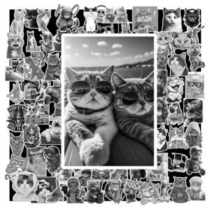 Sticker Meo Vui Nhon Trang Den 4