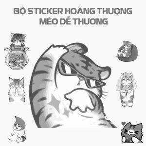 Sticker Meo – Dang Yeu Vo Doi 4