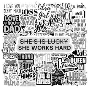 Sticker Motivation Trang Den 2