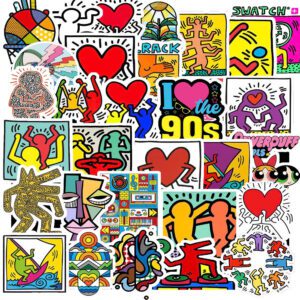 Bộ 50 Sticker Nghệ Thuật Trừu Tượng – Khi Cảm Xúc Lên Tiếng Qua Hình Dán