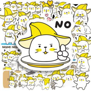 Bộ 40 Sticker Quả Chuối Mập Đáng Yêu – Năng Lượng Vui Vẻ Cho Mỗi Ngày Sticker Qua Chuoi Map 2