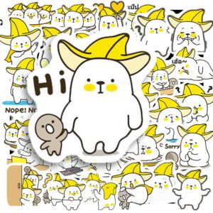 Bộ 40 Sticker Quả Chuối Mập Đáng Yêu – Năng Lượng Vui Vẻ Cho Mỗi Ngày Sticker Qua Chuoi Map 5