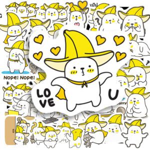 Bộ 40 Sticker Quả Chuối Mập Đáng Yêu – Năng Lượng Vui Vẻ Cho Mỗi Ngày Sticker Qua Chuoi Map 6