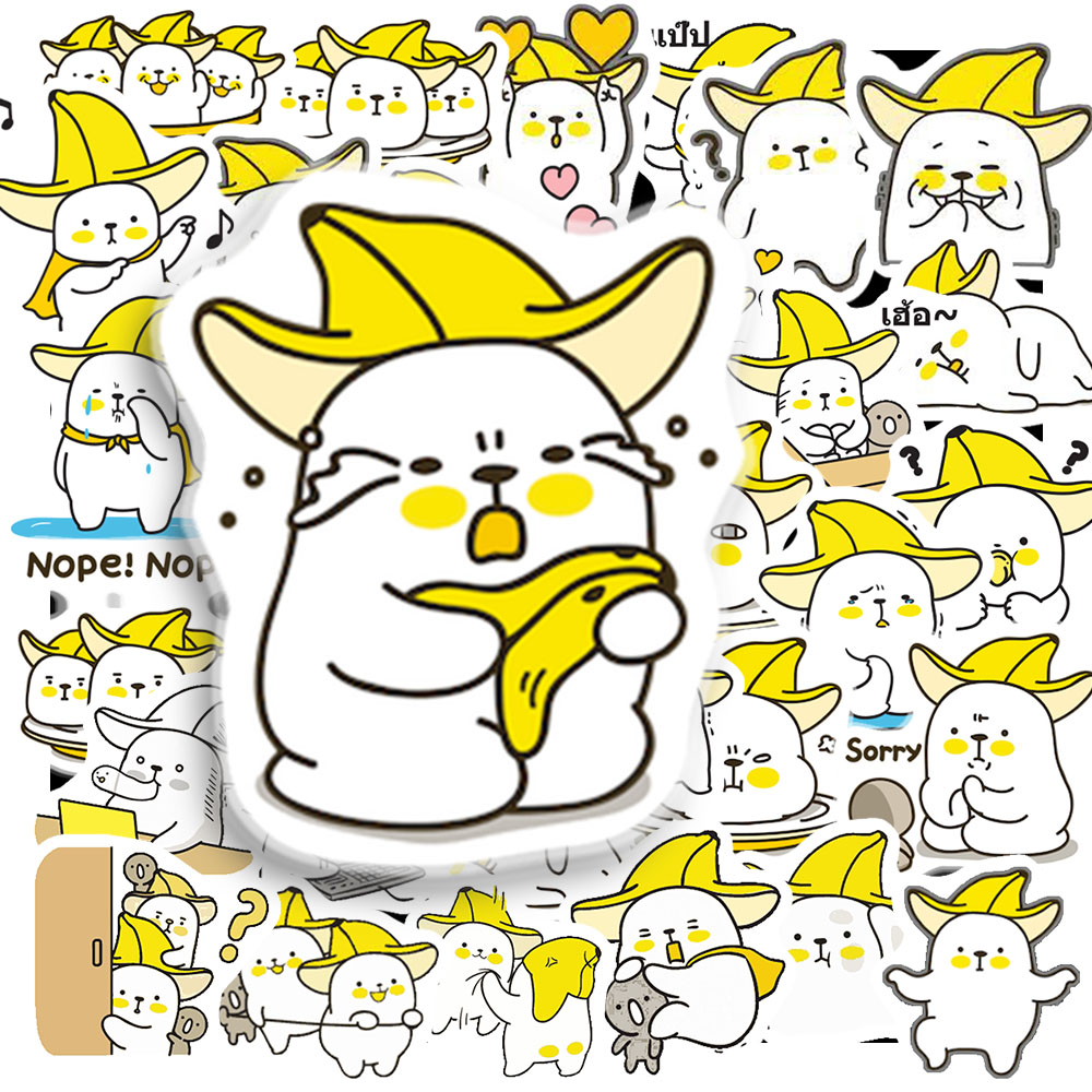 Sticker Quả Chuối Mập (8) Sticker Qua Chuoi Map 8