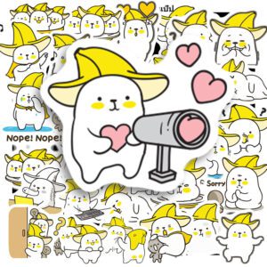 Bộ 40 Sticker Quả Chuối Mập Đáng Yêu – Năng Lượng Vui Vẻ Cho Mỗi Ngày Sticker Qua Chuoi Map 9