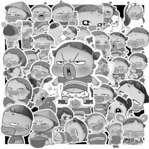 Sticker Quynh Aka Trang Den 4