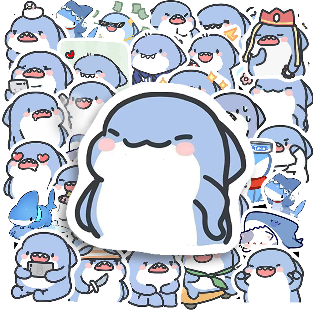Sticker Small Shark Cute Emoji (2) Sticker Small Shark Cute Emoji 2