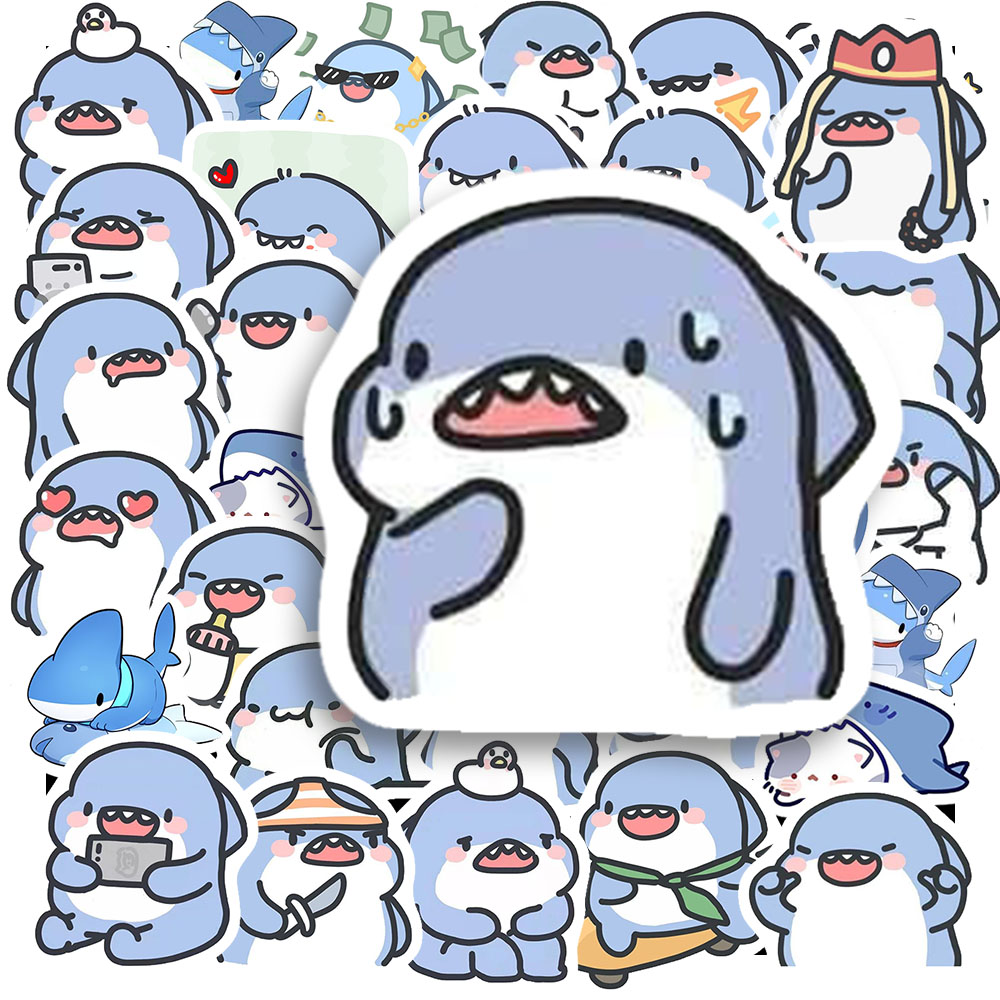 Sticker Small Shark Cute Emoji (5) Sticker Small Shark Cute Emoji 5