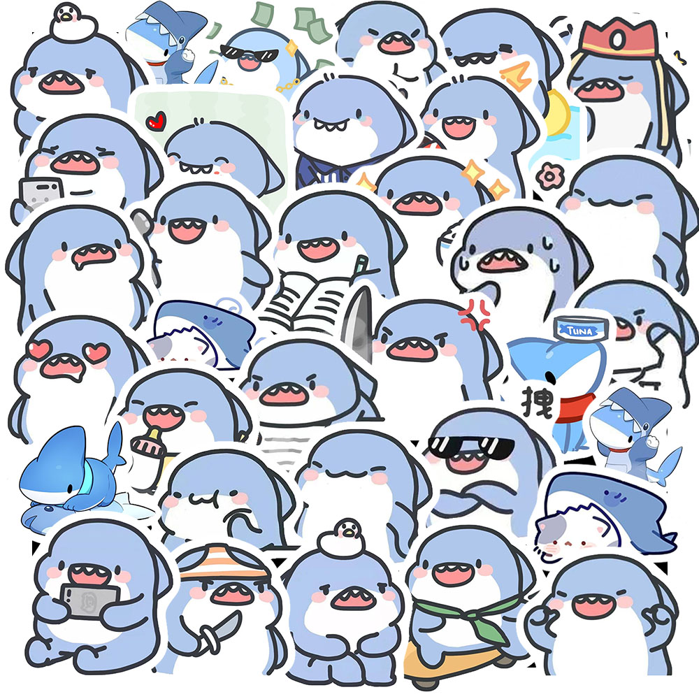 Sticker Small Shark Cute Emoji (6) Sticker Small Shark Cute Emoji 6