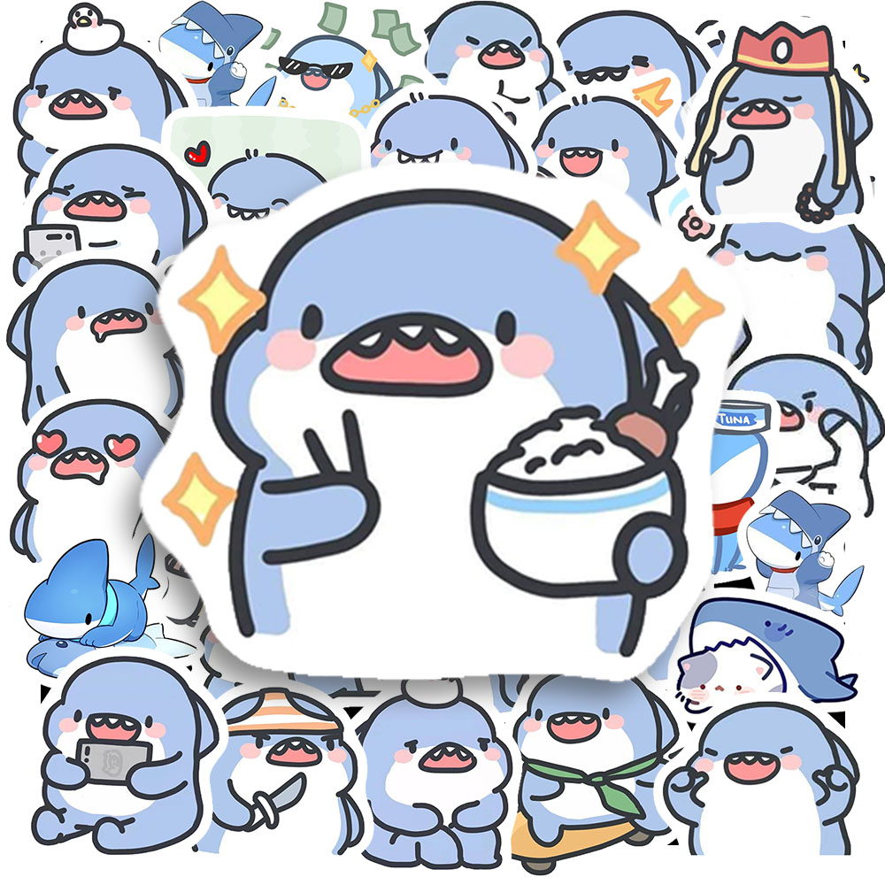 Sticker Small Shark Cute Emoji (8) Sticker Small Shark Cute Emoji 8