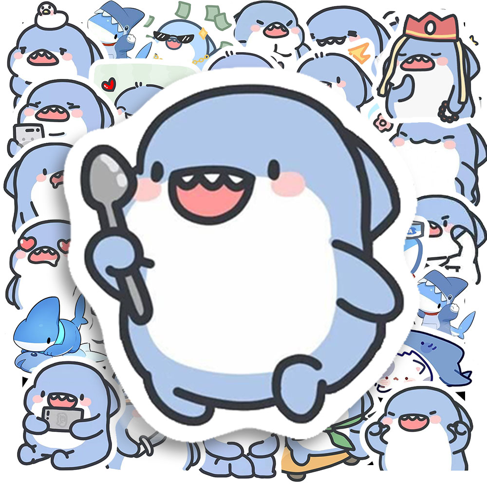 Sticker Small Shark Cute Emoji (9) Sticker Small Shark Cute Emoji 9