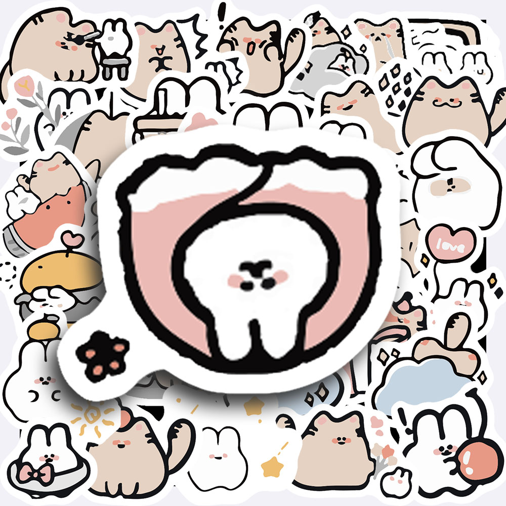 Sticker Thỏ và Mèo (1) - Copy Sticker Tho va Meo 1 Copy