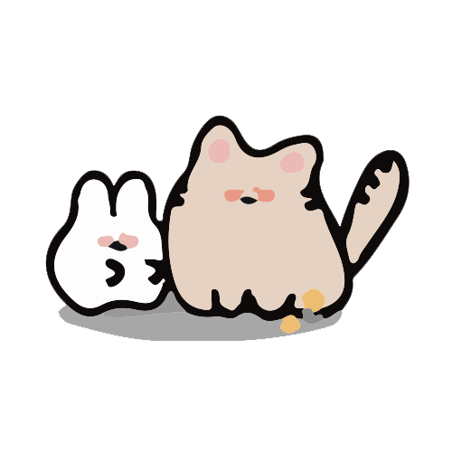 Sticker Thỏ và Mèo (9) Sticker Tho va Meo 9