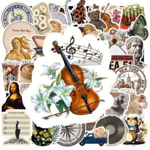Sticker Thoi Trang Vintage 4
