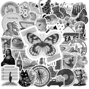 Sticker Thoi Trang Vintage Trang Den – 3