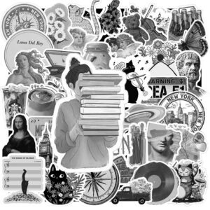 Sticker Thoi Trang Vintage Trang Den – 4