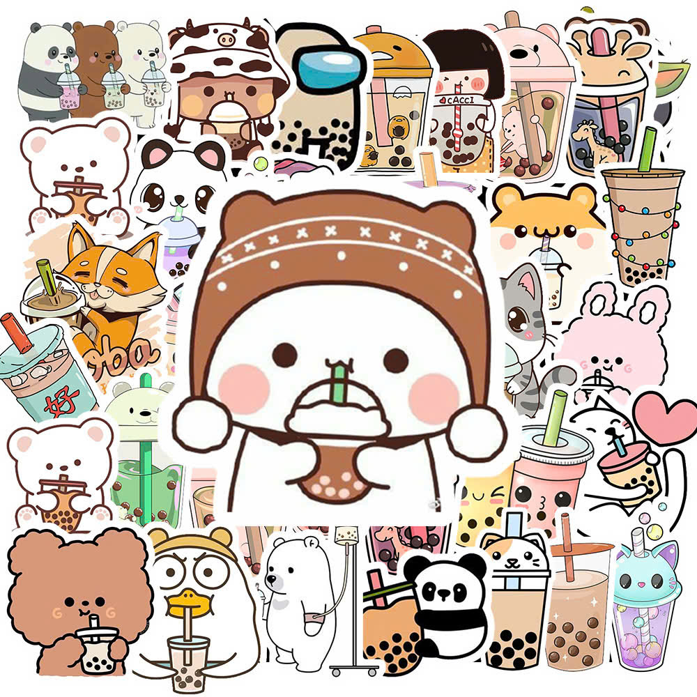 Sticker Trà Sữa (4) Sticker Tra Sua 4