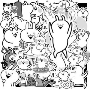 Sticker Usagyuuun Trang Den 1