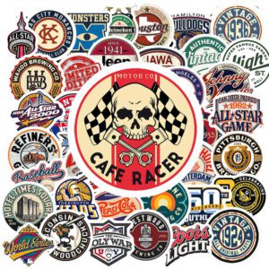 Bộ 50 Sticker Vintage Label – Chất Mỹ Cổ Điển, Dán Là Nghiện! Sticker Vintage Label 7