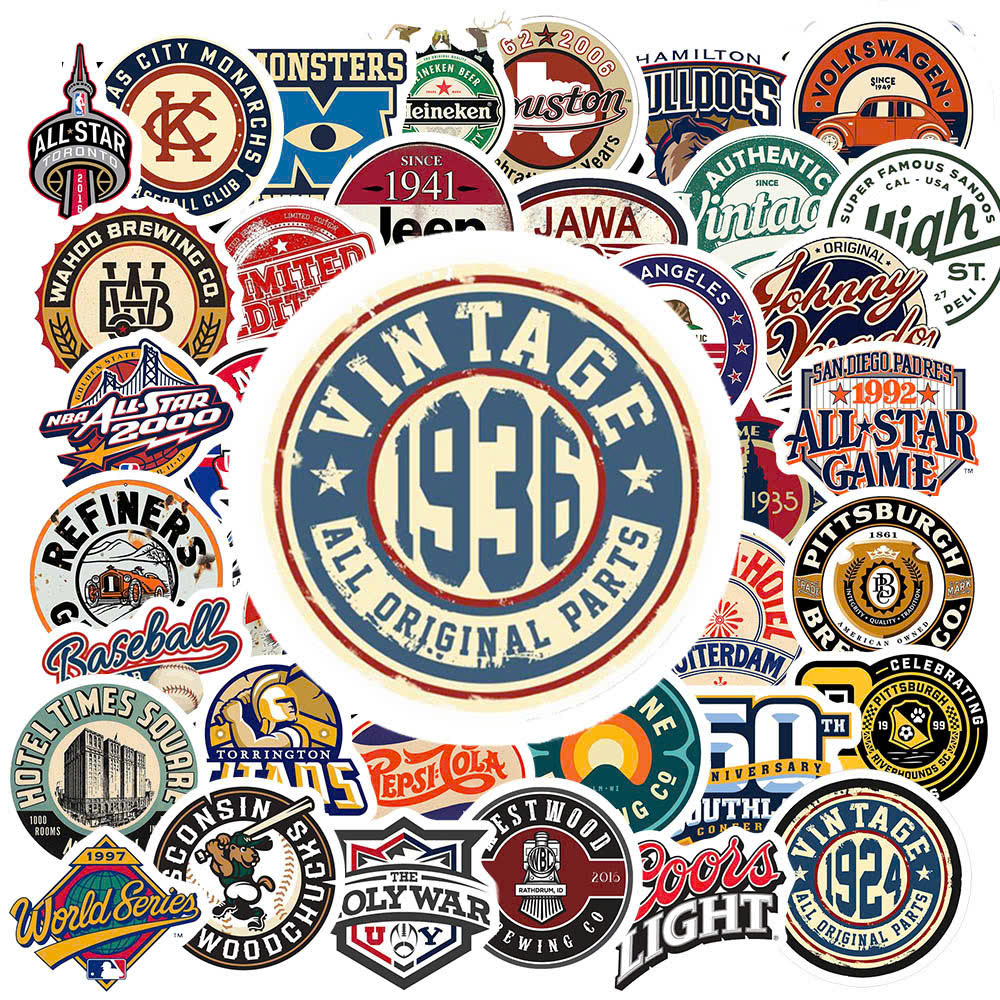 Sticker Vintage Label (8) Sticker Vintage Label 8
