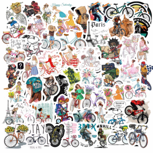 Bộ 100 Sticker Xe Đạp – Đam Mê Chuyển Động Trên Từng Cung Đường Sticker Xe Dap 1