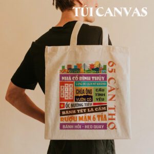 Túi Vải Canvas Cần Thơ – Hơi Thở Miền Tây Trên Mỗi Đường Kim Mũi Chỉ