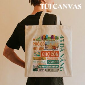 Túi Vải Canvas Đà Nẵng – Thành Phố Cầu Rồng, Biển Xanh, Ẩm Thực Đậm Đà Gói Gọn Trong Một Thiết Kế
