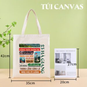 Túi Vải Canvas Hà Giang – Cổng Trời, Đồng Văn, Mã Pì Lèng Gói Gọn Trong Một Thiết Kế Tui Vai Canvas Ha Giang 1