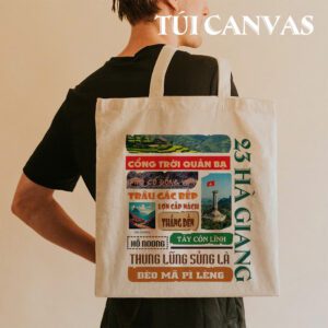 Túi Vải Canvas Hà Giang – Cổng Trời, Đồng Văn, Mã Pì Lèng Gói Gọn Trong Một Thiết Kế Tui Vai Canvas Ha Giang 2