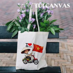 Tui Vai Canvas I Love Vietnam 4