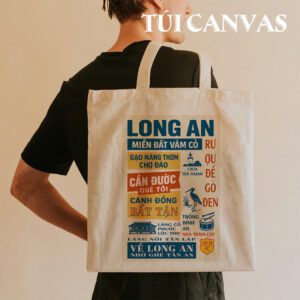 Túi Vải Canvas Long An – Tình Quê Miền Tây Gói Gọn Trong Từng Nét Túi