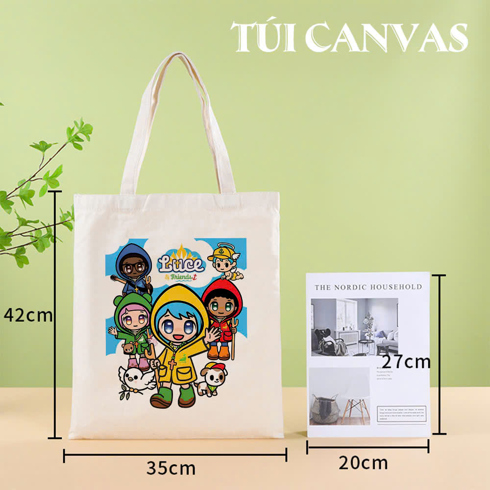 Túi Vải Canvas Luce và Những Người Bạn Tui Vai Canvas Luce va Nhung Nguoi Ban
