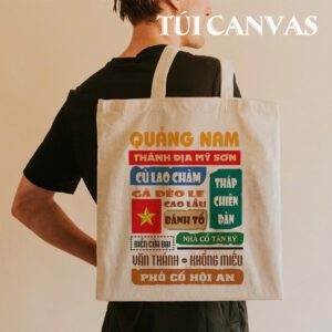 Túi Vải Canvas Quảng Nam – Di Sản Miền Trung Trên Từng Nét Túi