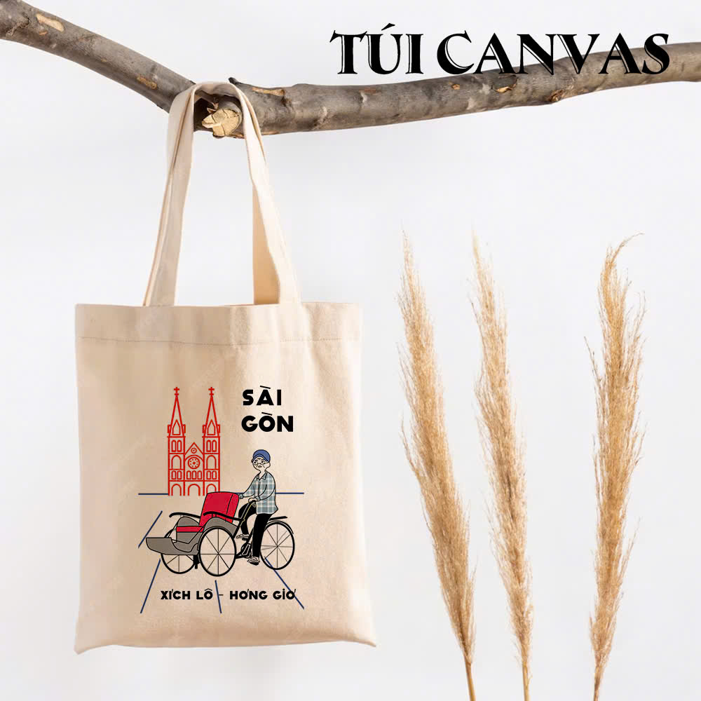 Túi Vải Canvas Sài Gòn (1) Tui Vai Canvas Sai Gon 1