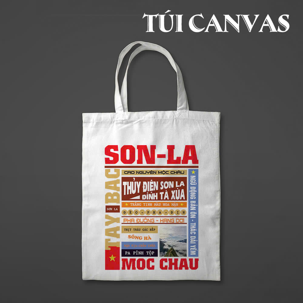 Túi Vải Canvas Sơn La (1) Tui Vai Canvas Son La 1