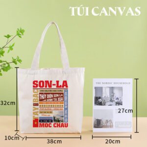 Túi Vải Canvas Sơn La – Vẻ Đẹp Tây Bắc Gói Gọn Trong Một Chiếc Túi Tui Vai Canvas Son La 2