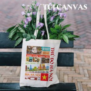 Túi Vải Canvas Thủ Đô Hà Nội – Gói Gọn Hồn Việt Trong Một Chiếc Túi Tui Vai Canvas Thu Do Ha Noi 3