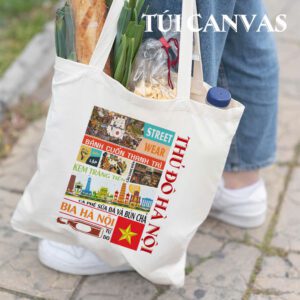 Túi Vải Canvas Thủ Đô Hà Nội – Gói Gọn Hồn Việt Trong Một Chiếc Túi Tui Vai Canvas Thu Do Ha Noi 4