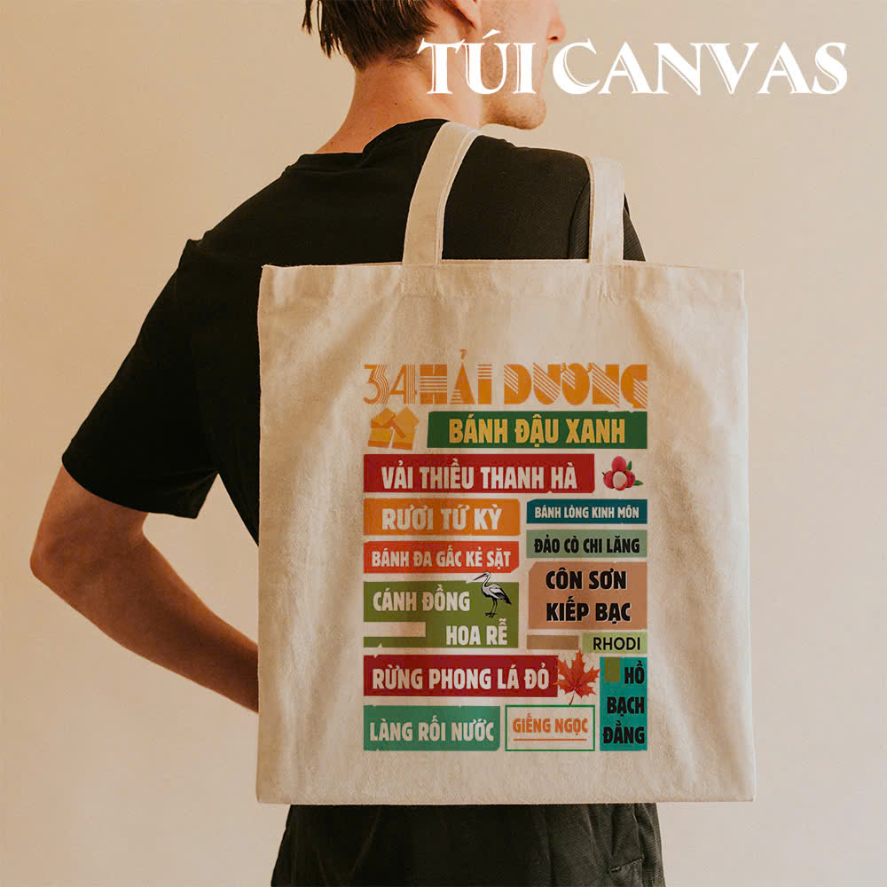 Túi vải canvas Hải Dương (2) Tui vai canvas Hai Duong 2