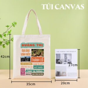 Túi Vải Canvas Quảng Trị – Gói Trọn Lịch Sử và Ẩm Thực Vùng Đất Anh Hùng Tui vai canvas Quang Tri 2