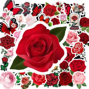 Bộ 50 Sticker Hoa Hồng – Tình Yêu Nở Rộ Trong Từng Chi Tiết hoa hong 2
