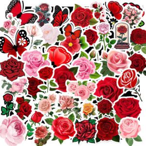Bộ 50 Sticker Hoa Hồng – Tình Yêu Nở Rộ Trong Từng Chi Tiết hoa hong 3